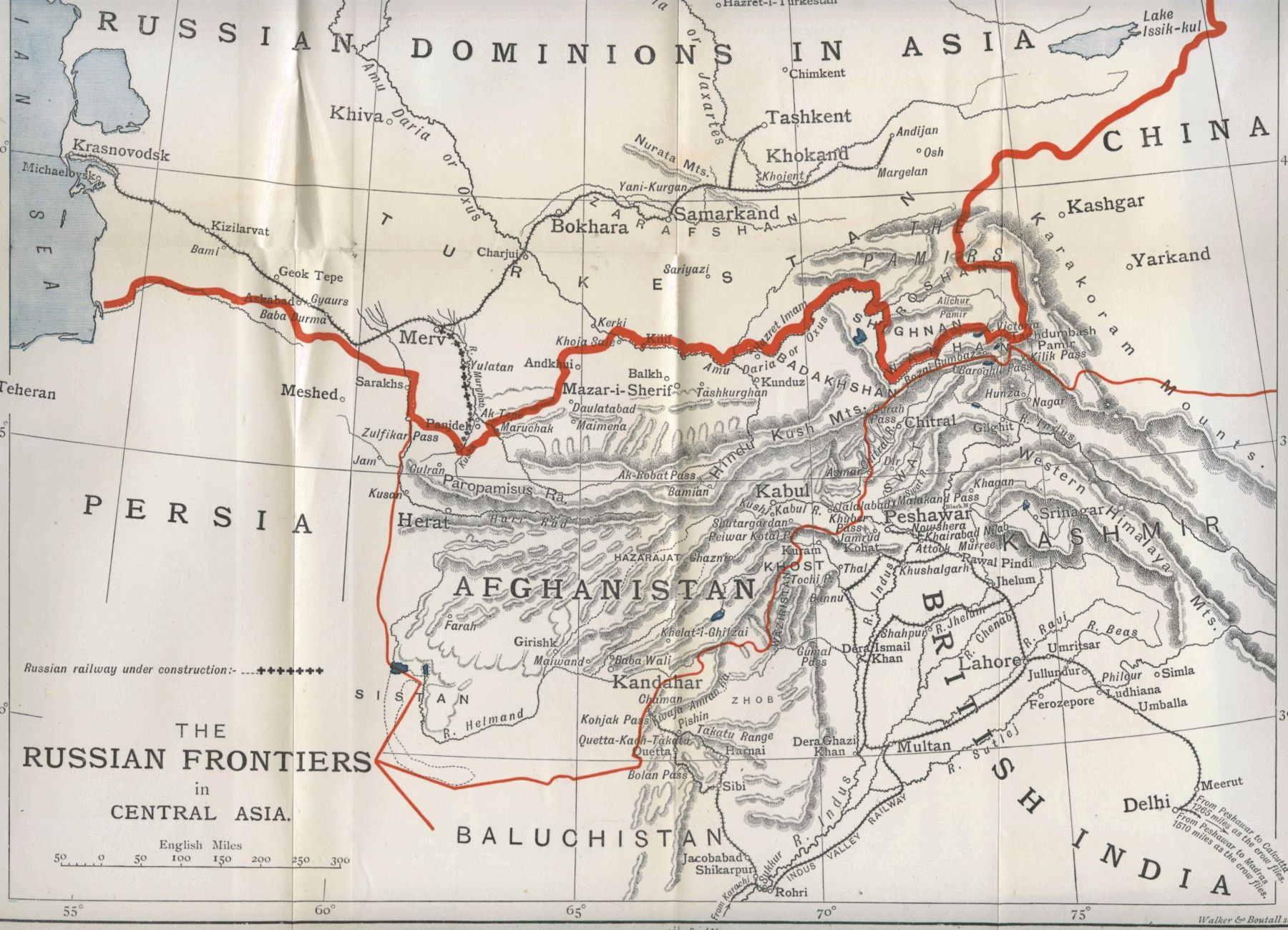 mapofindiaafghanistanrussiachinac18972